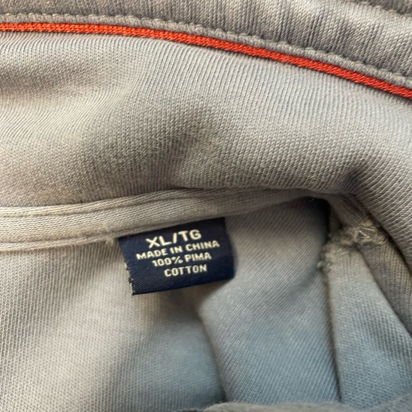 Tommy Bahama Men's Slate Zip-Up Sweater Pima Cotton Size XL - Picture 3 of 7